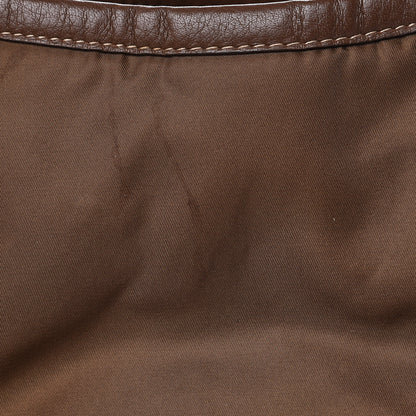 Prada Tessuto Nylon Soft Calf Small Tote Bruciato 13 of 14