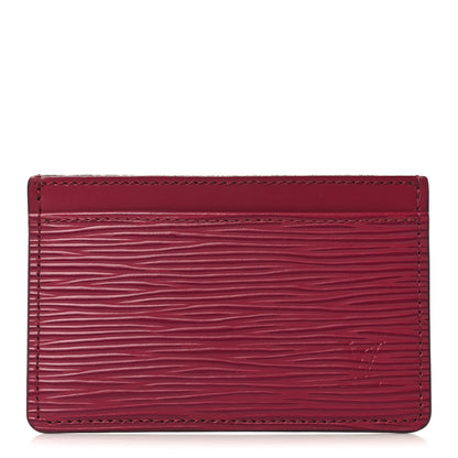 Louis Vuitton Epi Card Holder Fuchsia 1 of 7