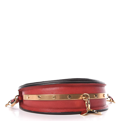 Chloe Calfskin Small Nile Bracelet Minaudiere Bag Dahlia Red 4 of 10