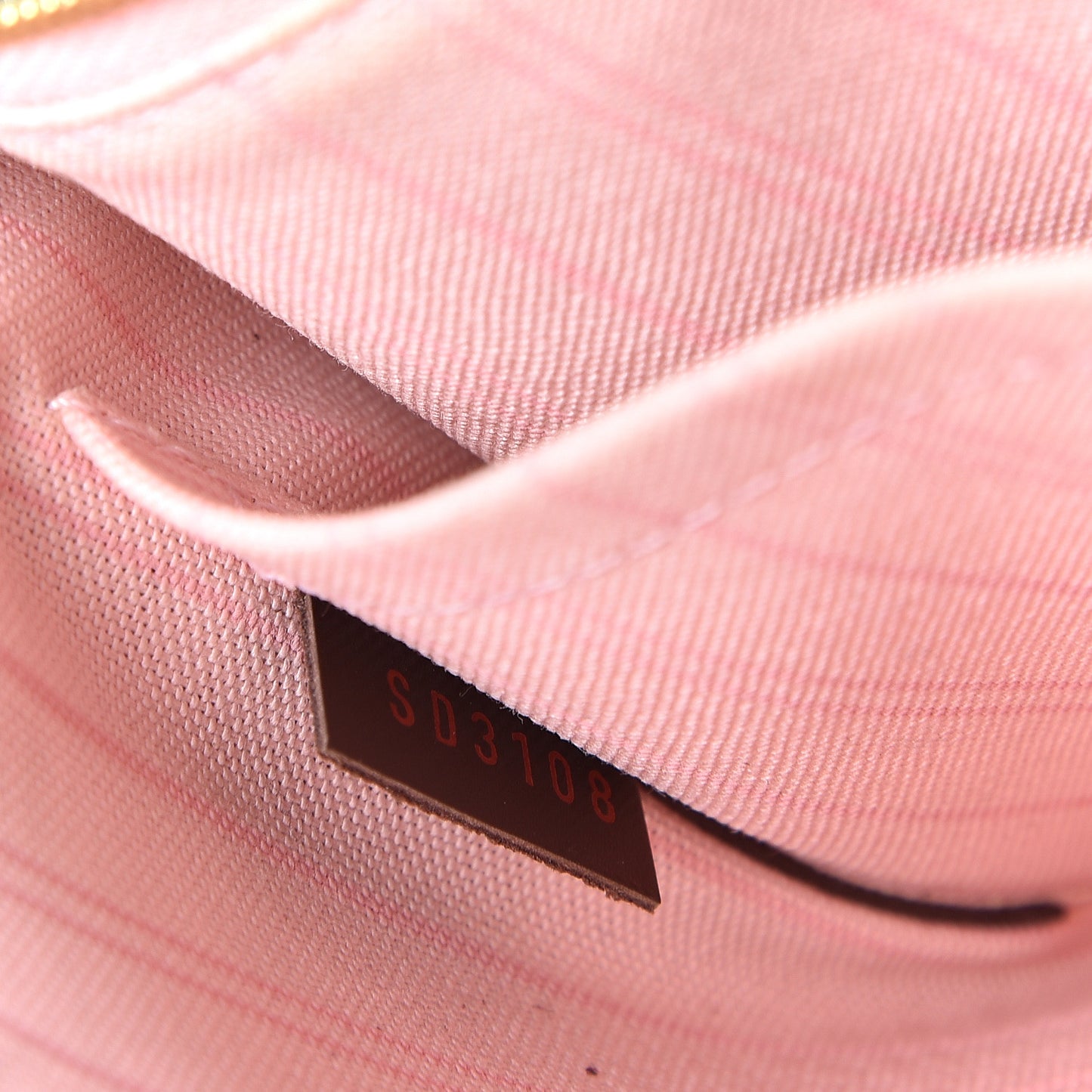 Damier Ebene Neverfull MM GM Pochette Rose Ballerine