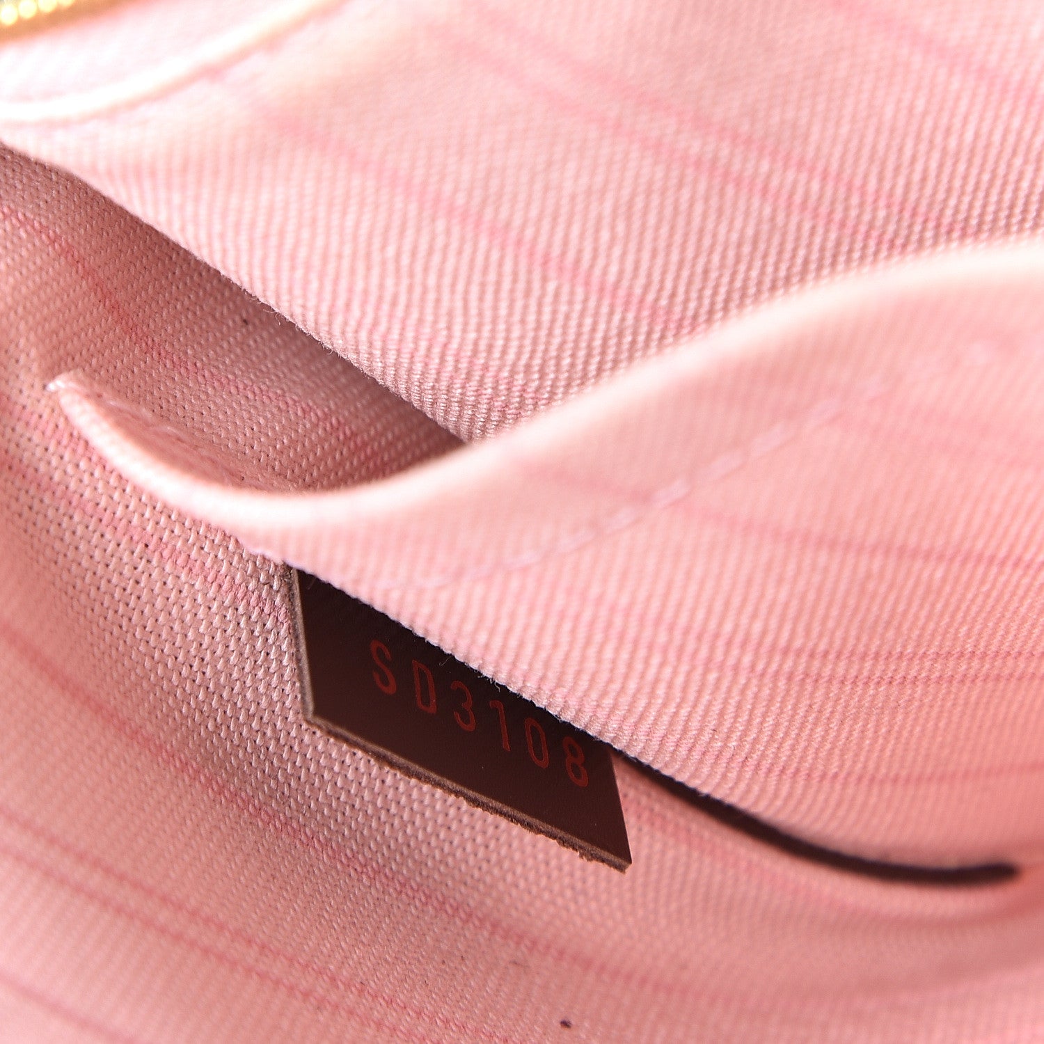Louis Vuitton Damier Ebene Neverfull MM GM Pochette Rose Ballerine 6 of 9