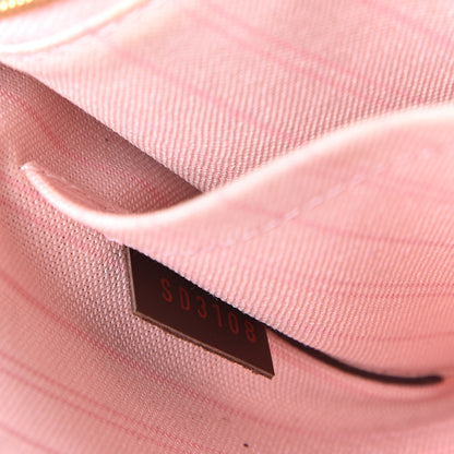 Louis Vuitton Damier Ebene Neverfull MM GM Pochette Rose Ballerine 6 of 9