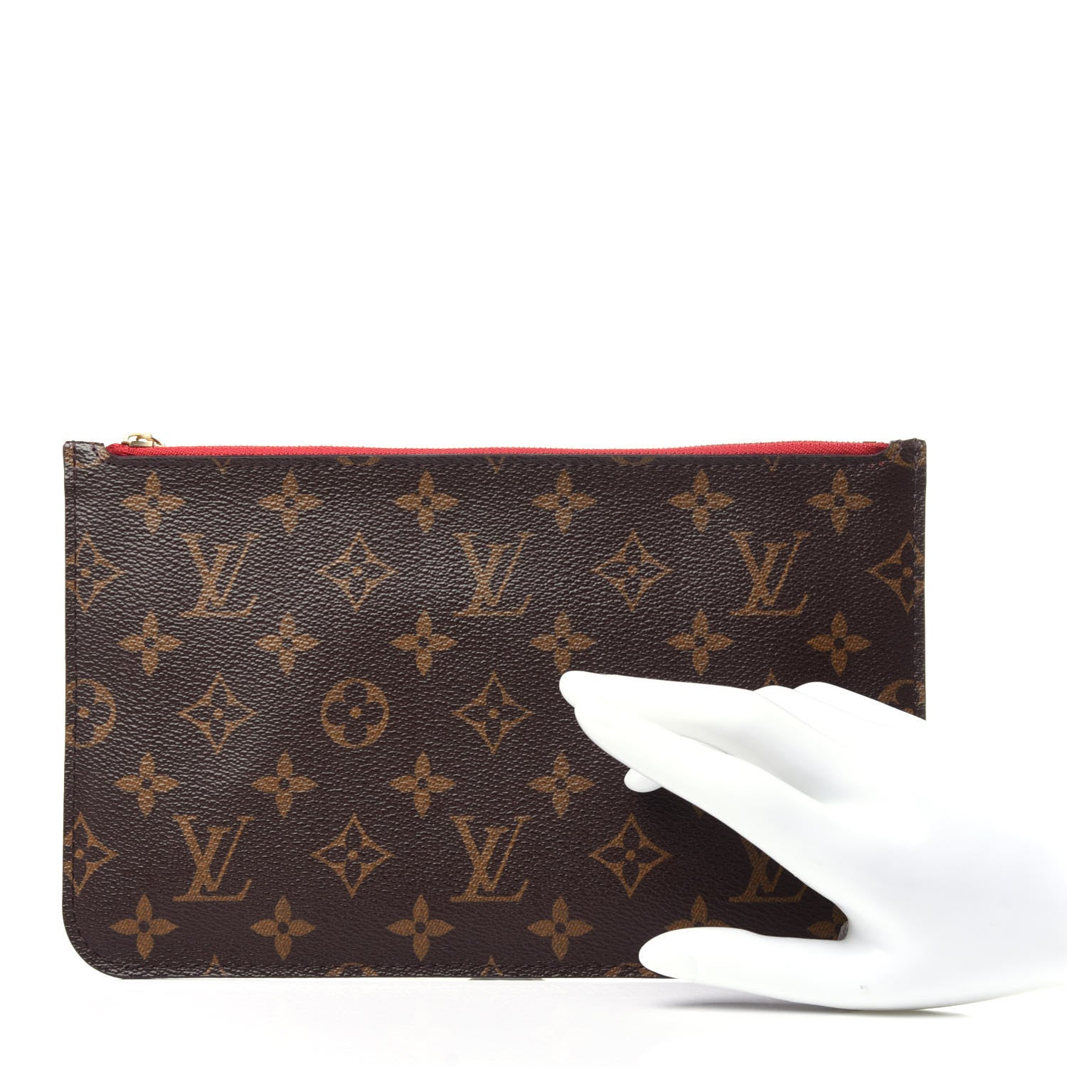 Louis Vuitton Monogram Neverfull MM GM Pochette Cherry 2 of 11