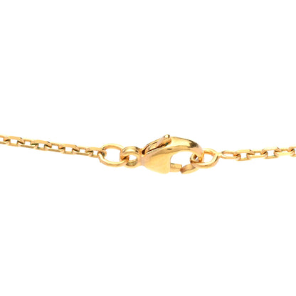 Hermes Lacquered Gold Pop H Pendant Necklace Orange 5 of 8