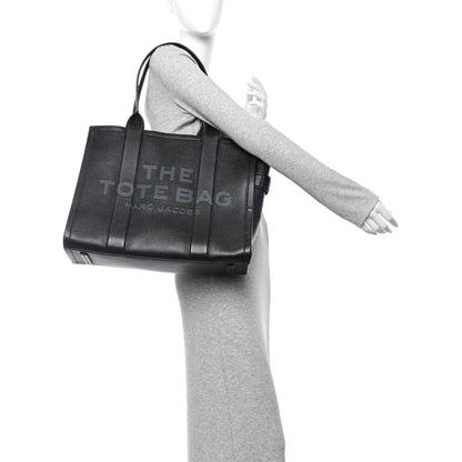 Marc Jacobs Grained Calfskin Large The Tote Bag Black 2 of 10