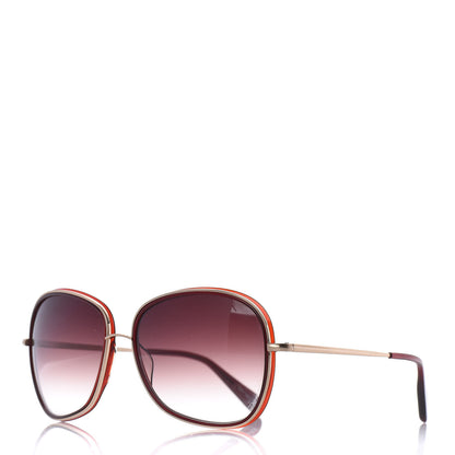 Oliver Peoples Emely Round Sunglasses Red Gold 1 of 7