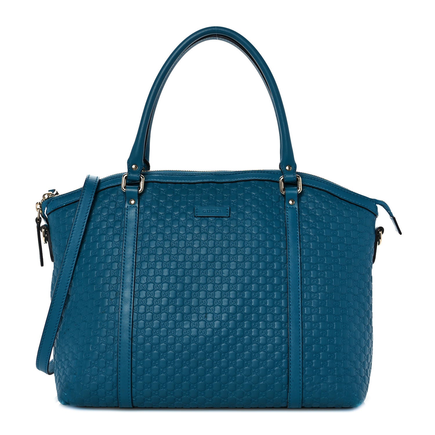Gucci Soft Microguccissima Dome Satchel Deep Cobalt 1 of 11