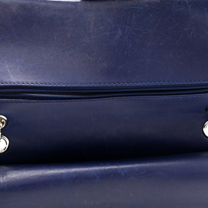 Chanel Distressed Patent Quilted 2.55 Reissue 226 Flap Navy 11 of 15