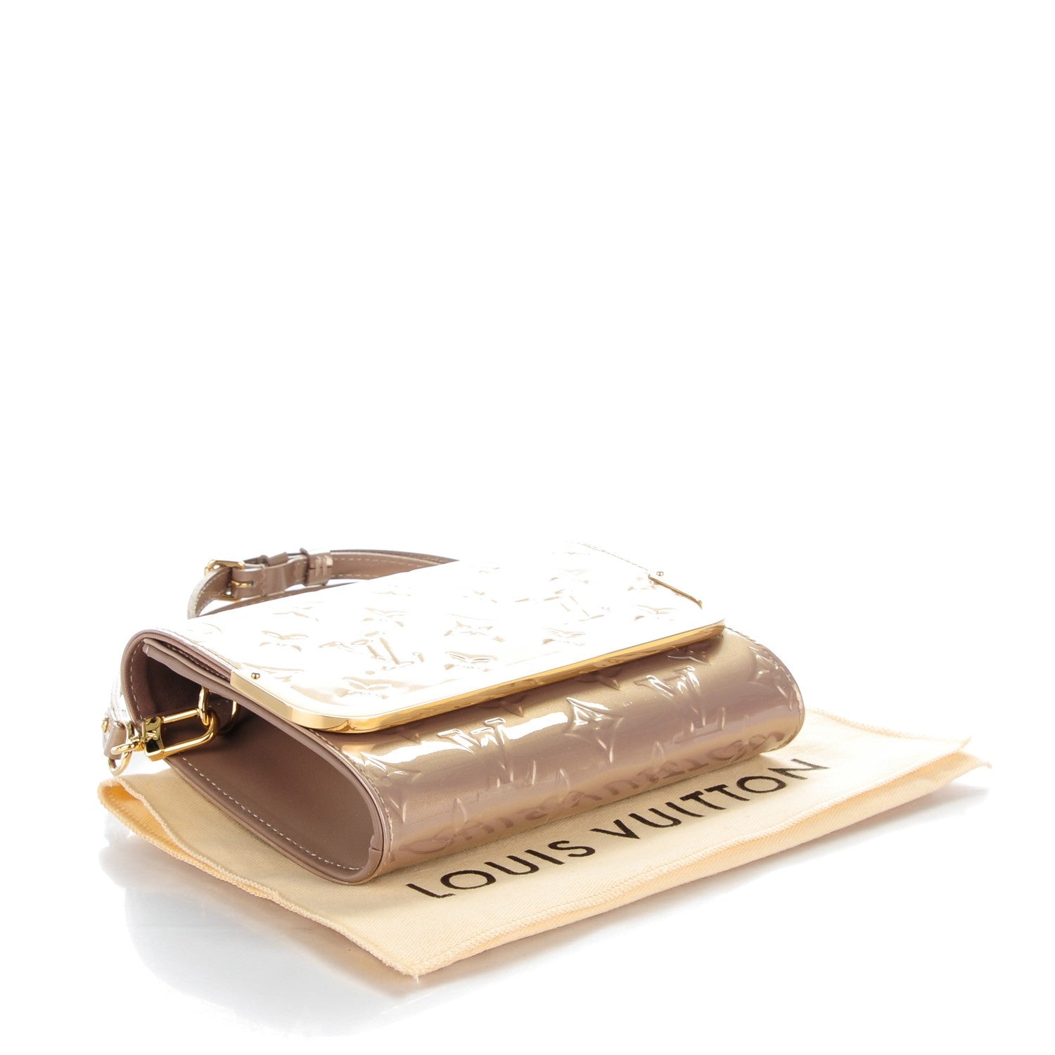 Louis Vuitton Vernis Rossmore PM Beige Poudre 4 of 6