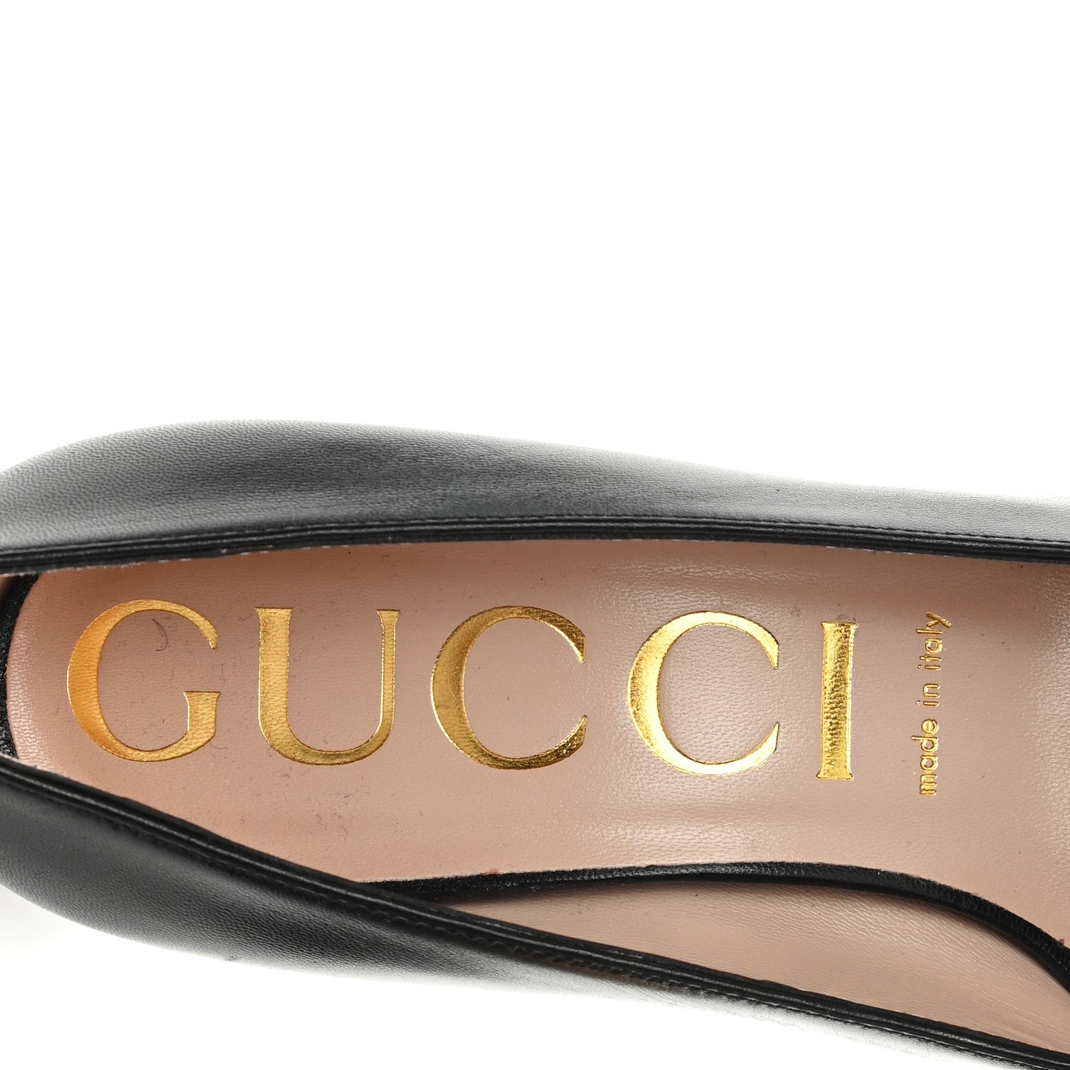 Gucci Malaga Kid Horsebit 75mm Pumps 38.5 Black 8 of 12