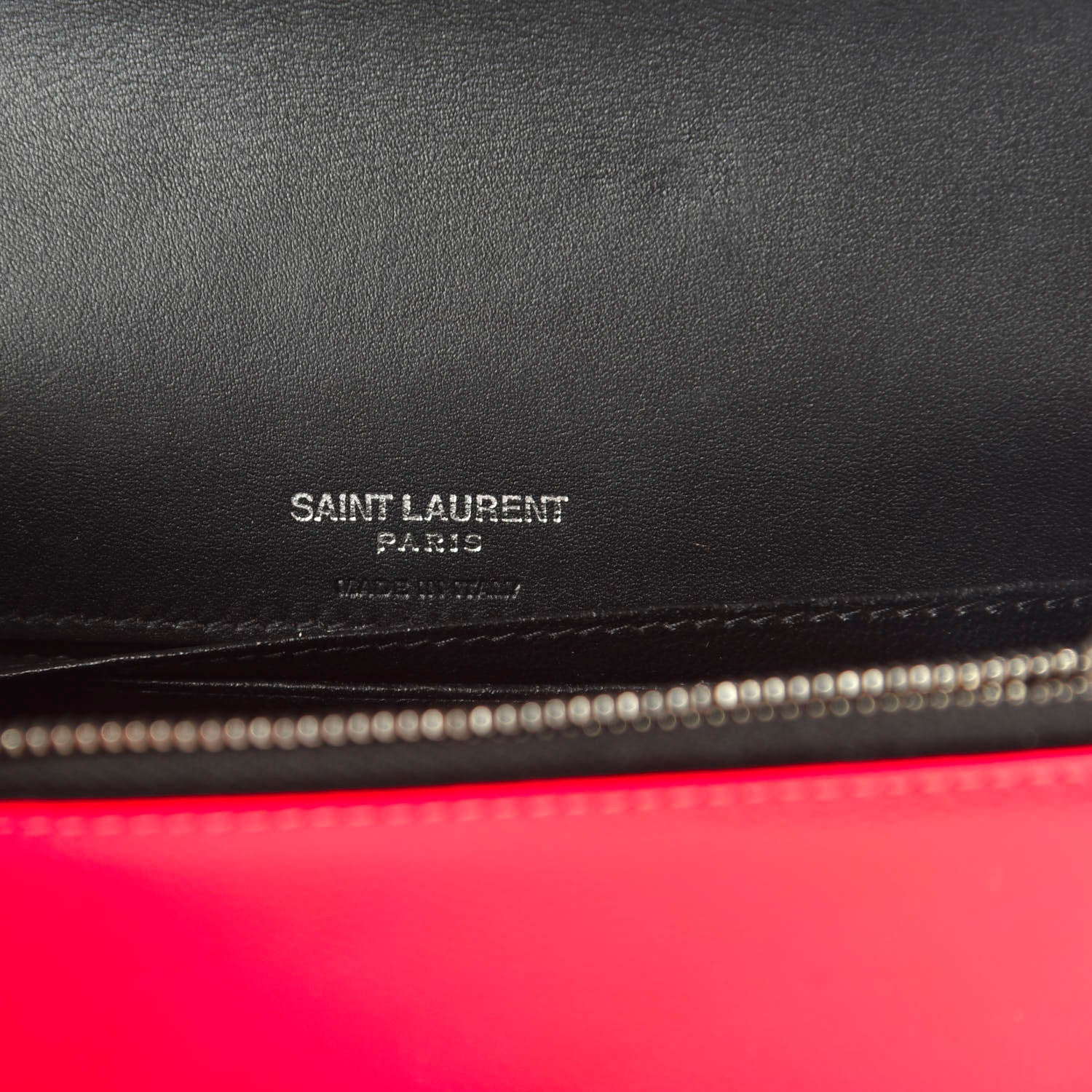 Saint Laurent Grain De Poudre Monogram Kate Belt Bag Neon Pink 8 of 9
