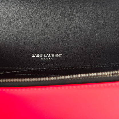 Saint Laurent Grain De Poudre Monogram Kate Belt Bag Neon Pink 8 of 9