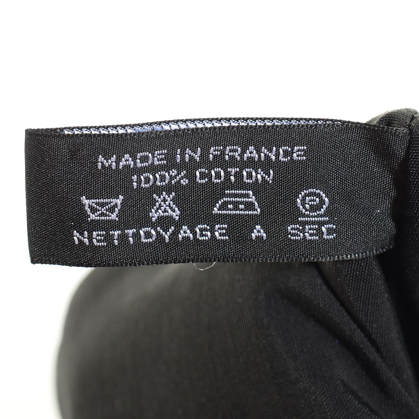Cotton Canvas Bolide Travel Cosmetic Pouch Black