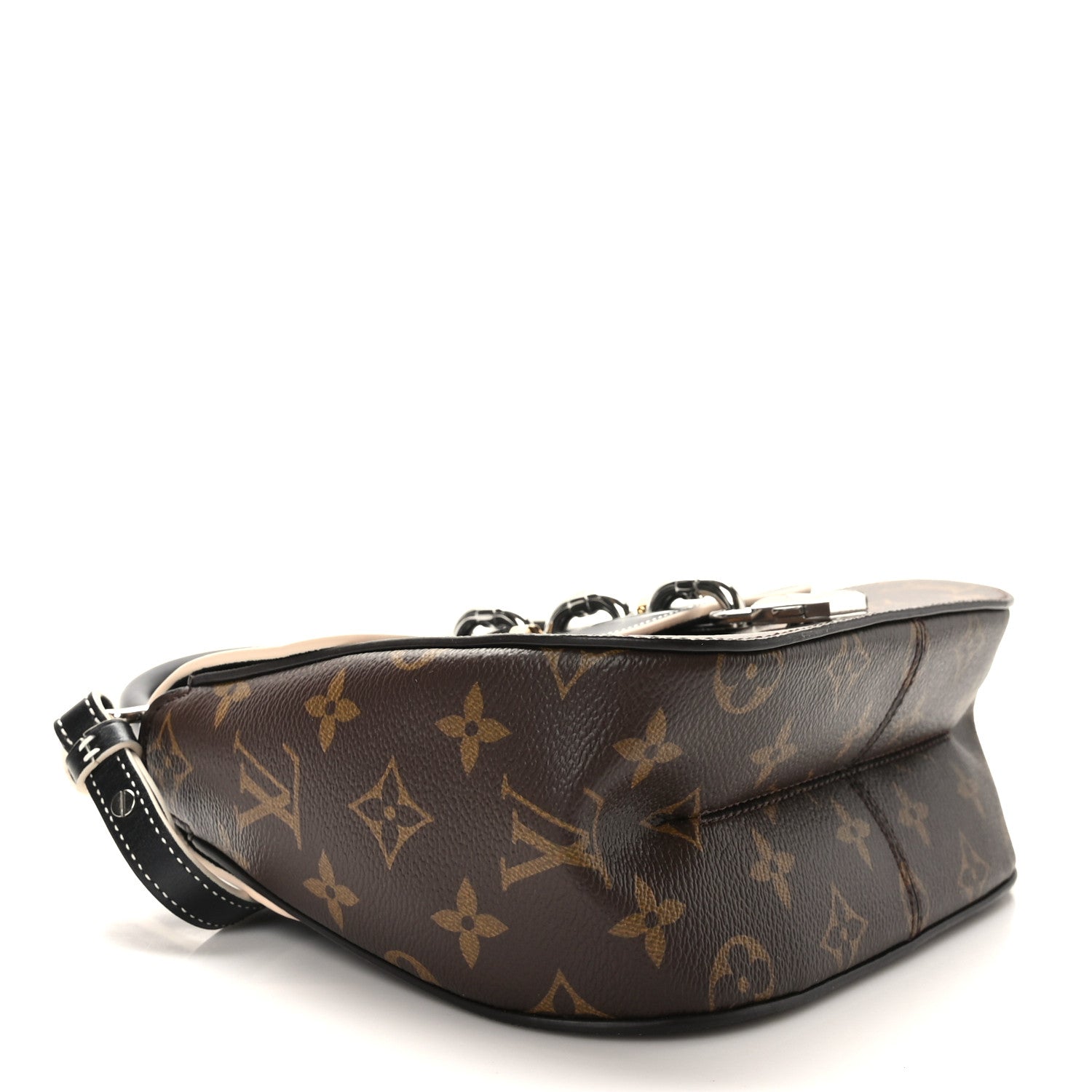 Louis Vuitton Calfskin Monogram Chain It Bag PM Black 4 of 9