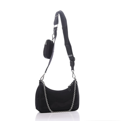Prada Nylon Re-Edition 2005 Shoulder Bag Black 2 of 13