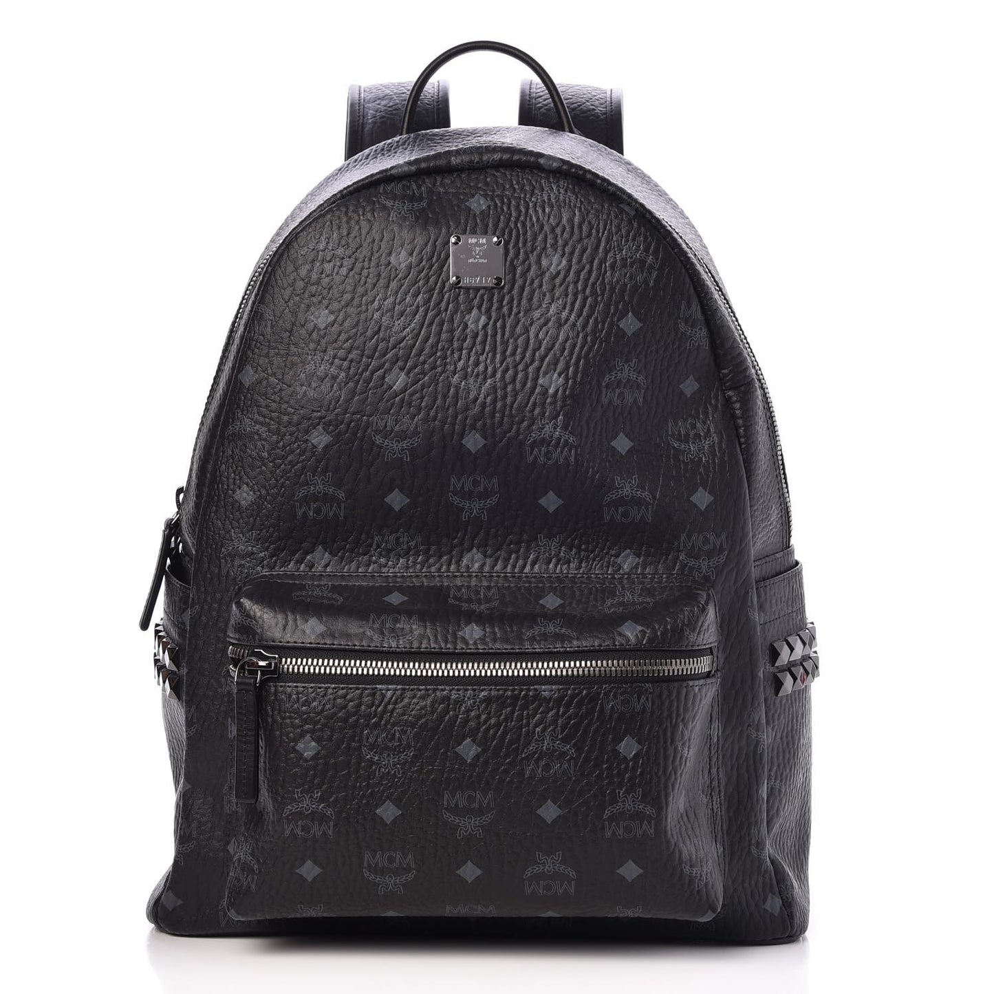 Visetos Medium Side Studs Stark Backpack Black