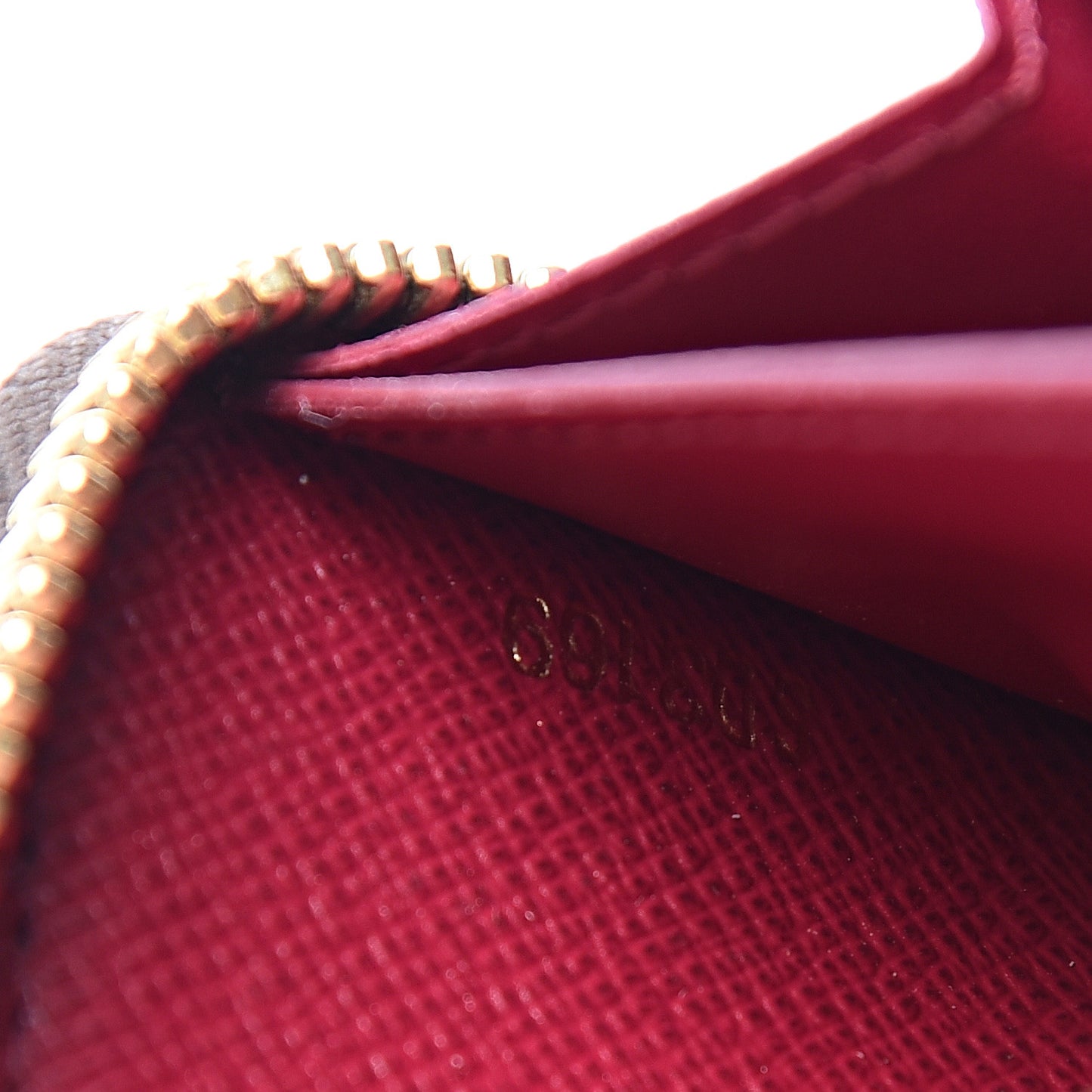 Monogram Clemence Wallet Fuchsia