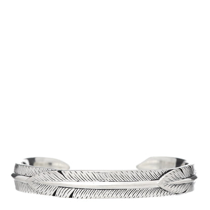 David Yurman Sterling Silver Feather Wrap Cuff Bracelet 1 of 4