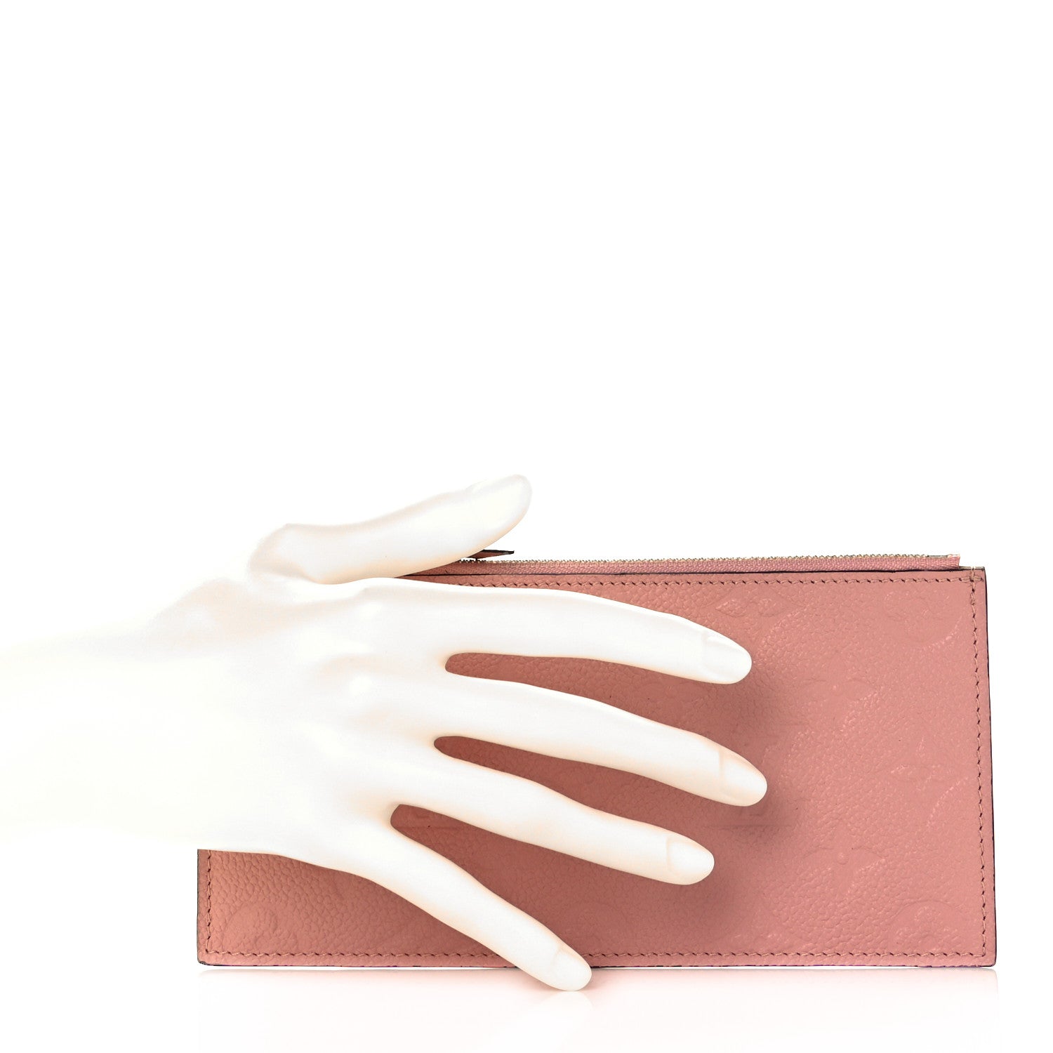 Louis Vuitton Empreinte Felicie Chain Wallet Zippered Insert Rose Poudre 2 of 7