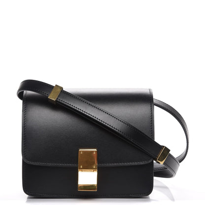 Celine Box Calfskin Small Classic Box Flap Bag Black 1 of 8