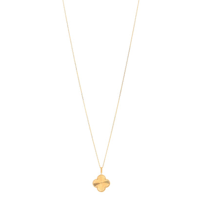 Van Cleef & Arpels 18K Yellow Gold Guilloche Magic Alhambra Long Necklace 1 of 4