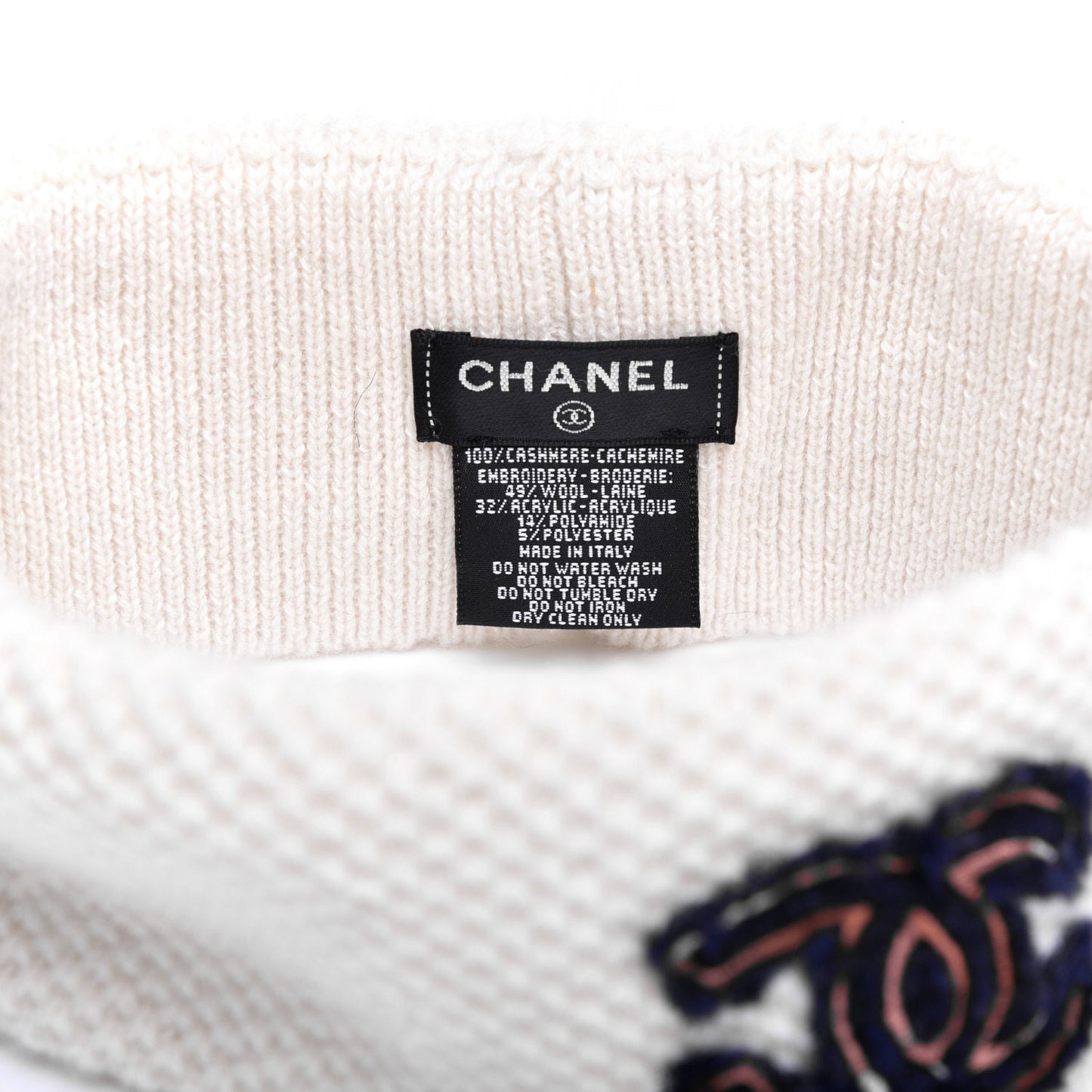 Cashmere CC Headband Ivory