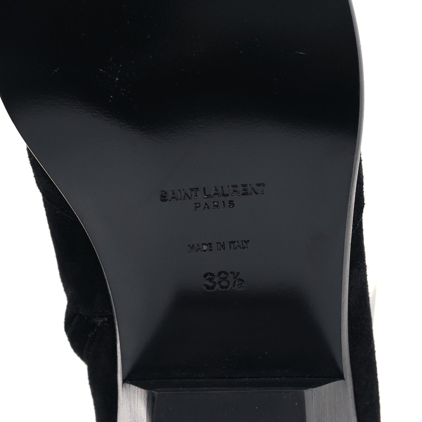 Suede Chelsea Boots 38.5 Black