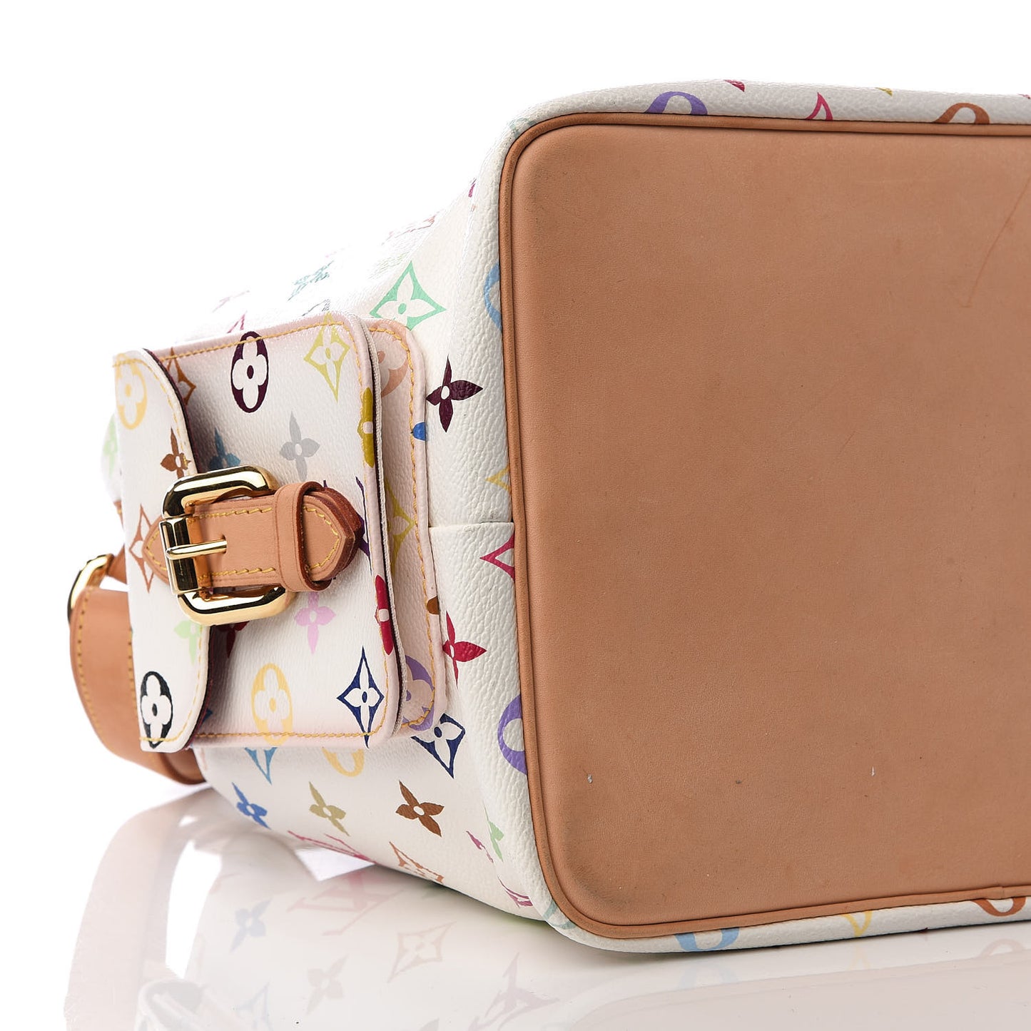 Monogram Multicolor Petit Noe White
