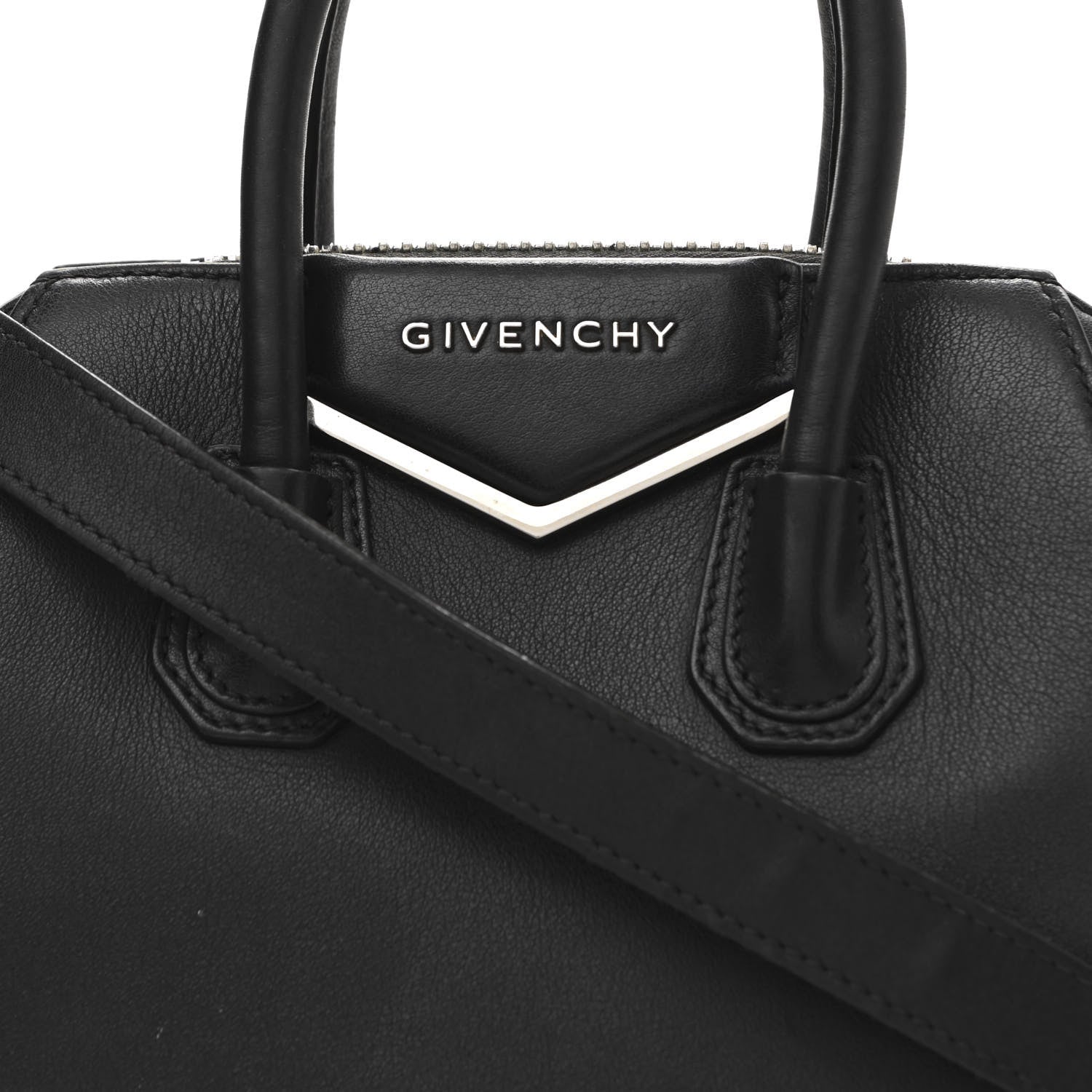 Givenchy Calfskin Mini Metal Antigona Black 8 of 15