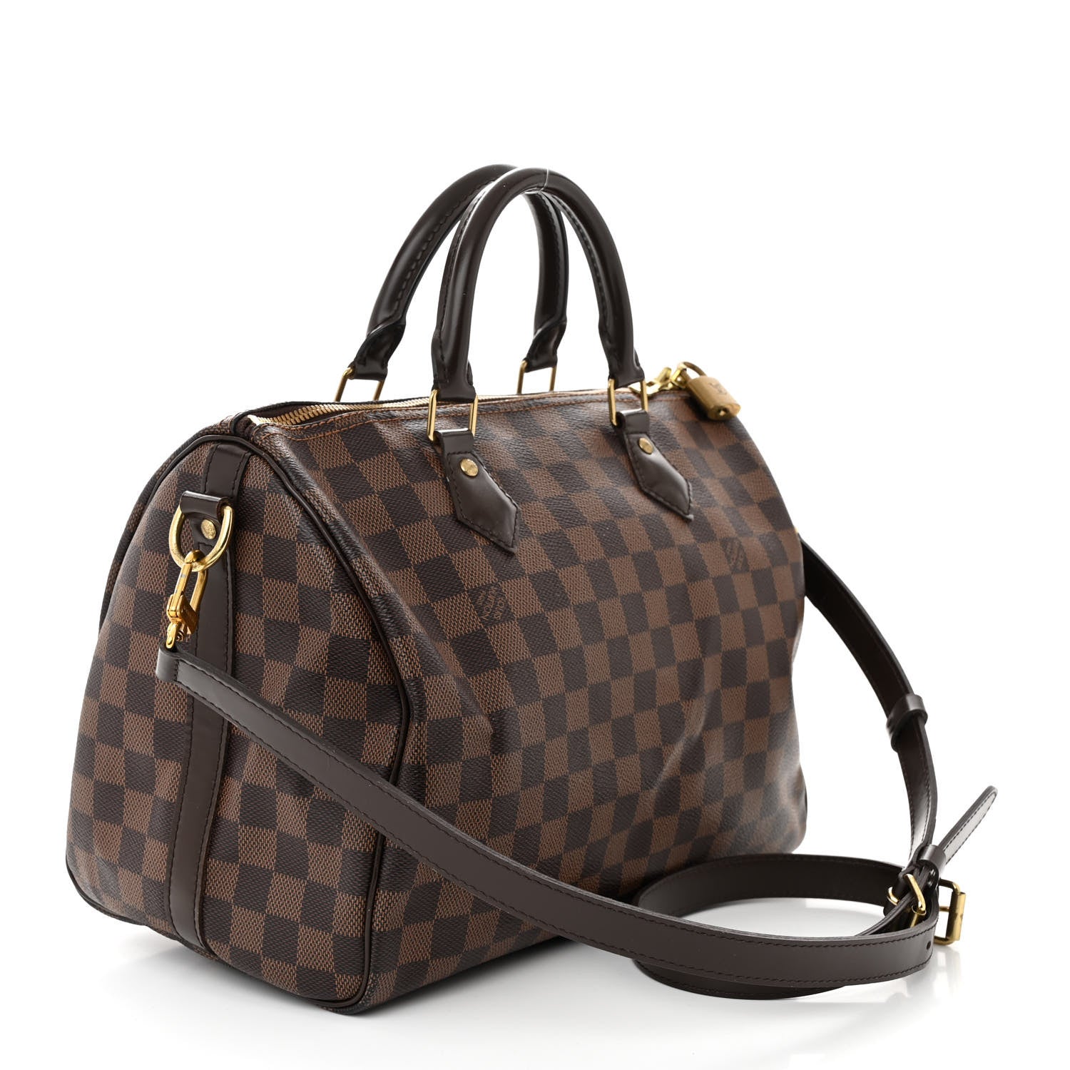 Louis Vuitton Damier Ebene Speedy Bandouliere 30 3 of 11