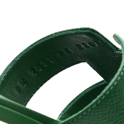 Hermes Epsom Oran Sandals 36.5 Vert Cactus 8 of 8