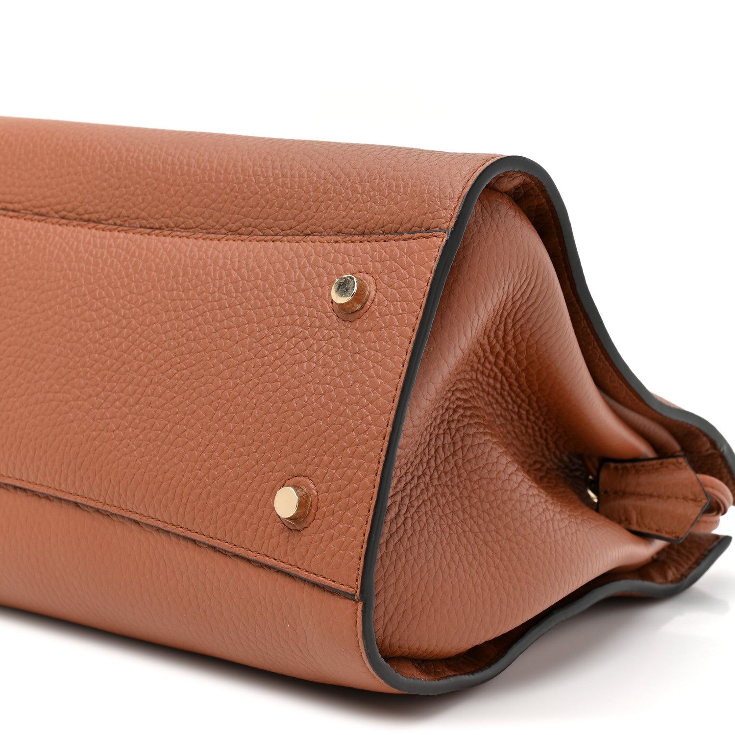 Mulberry Heavy Grain Iris Tote Brown 8 of 9