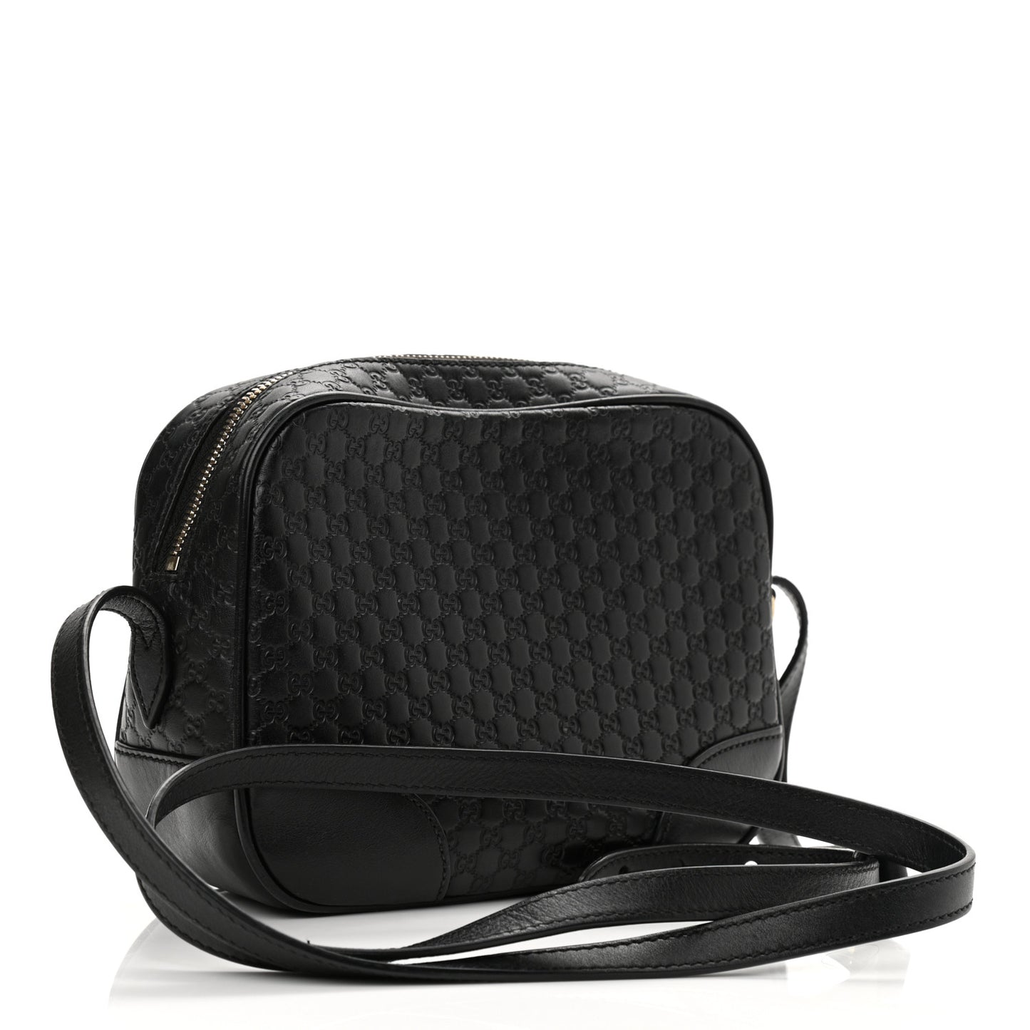Microguccissima Mini Bree Messenger Bag Black