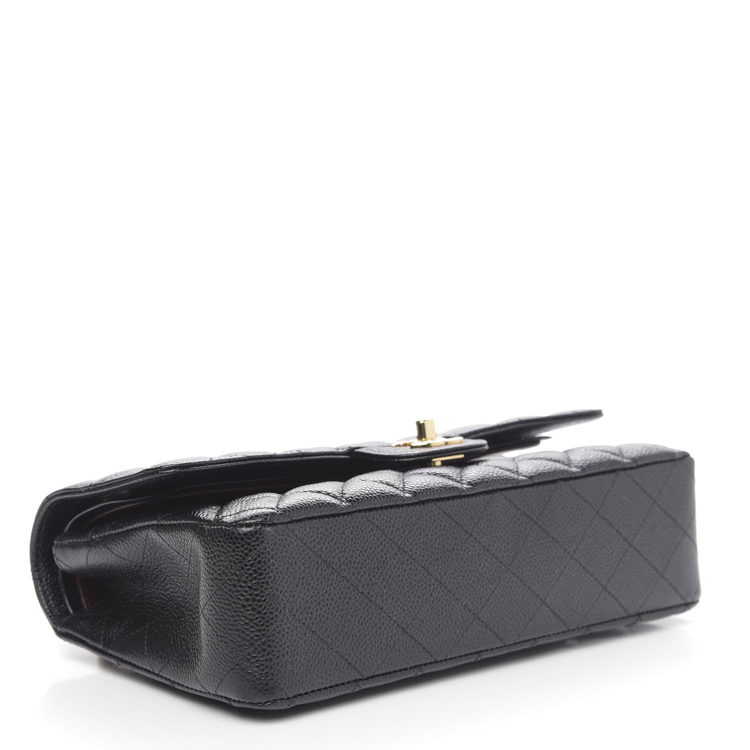 Chanel Caviar Quilted Medium Double Flap Black 4 of 10