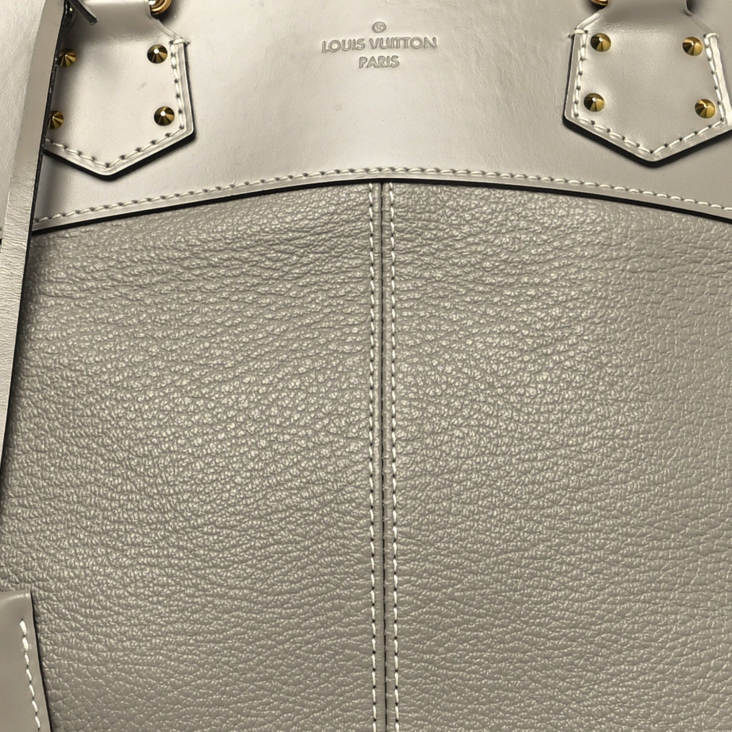 Louis Vuitton Suhali Lockit MM Greige 7 of 17