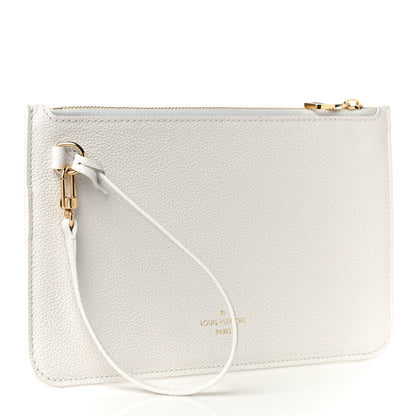 Louis Vuitton Empreinte Monogram Spring In The City Neverfull Pochette MM Kaki Beige Cream 3 of 10