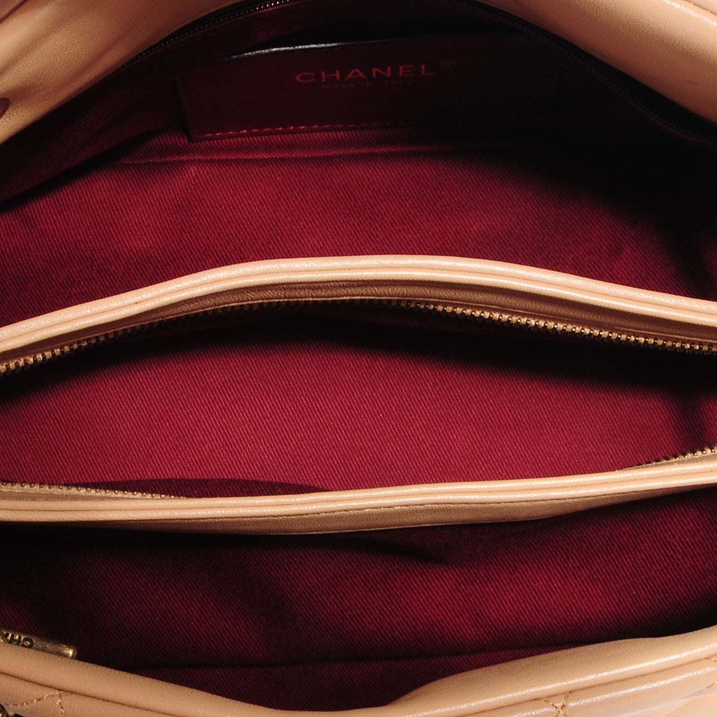 Lambskin Medium Just Mademoiselle Beige