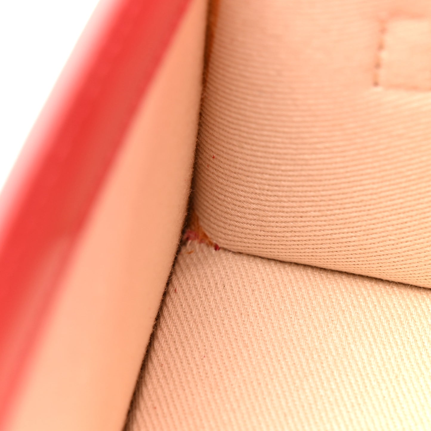 Glazed Calfskin Le Bambino Red