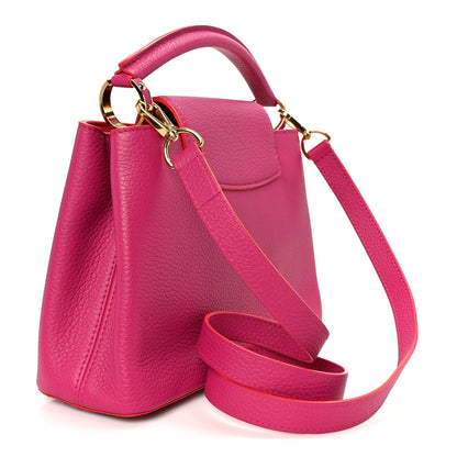 Louis Vuitton Taurillon Capucines BB Hibiscus Flamingo 3 of 10