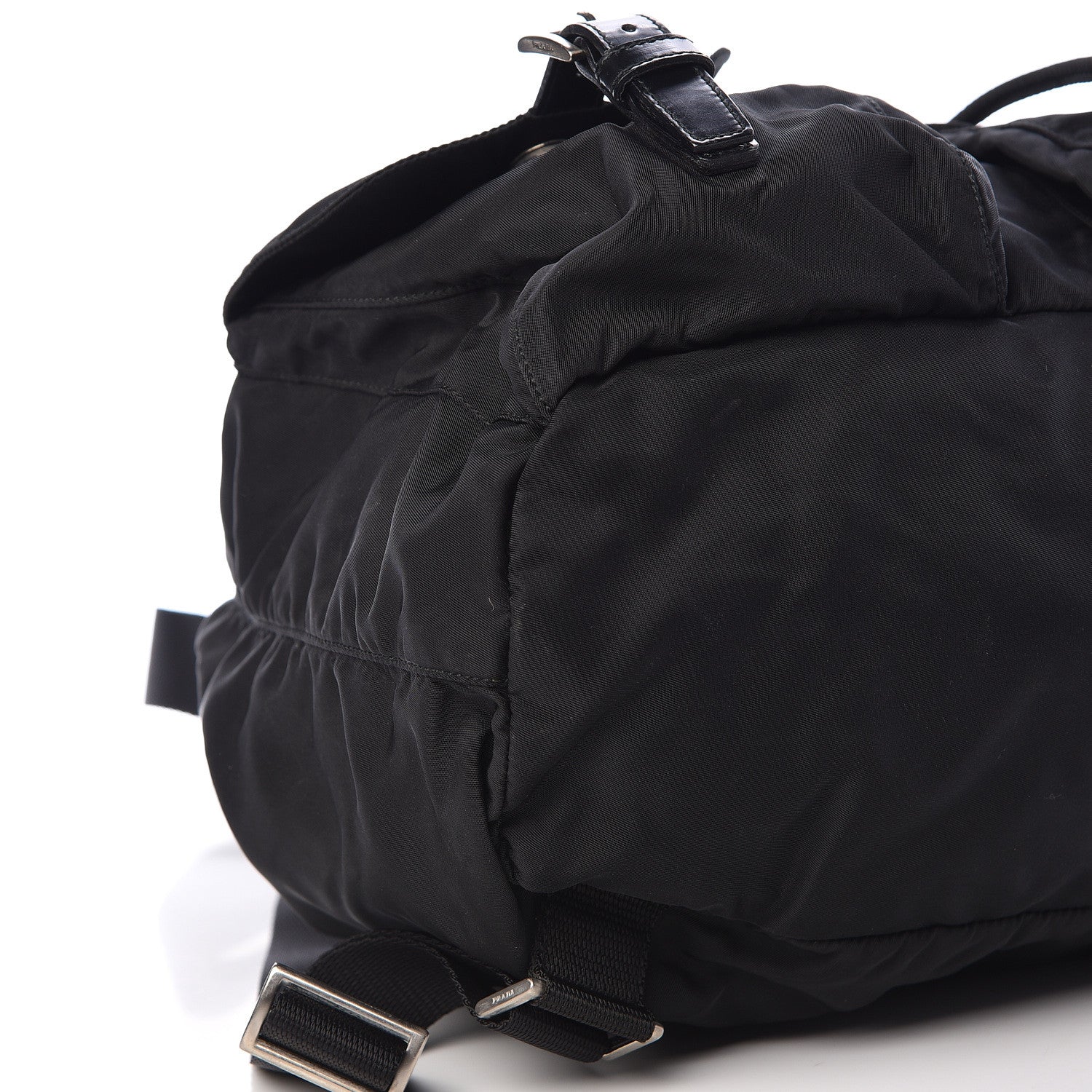 Prada Nylon Vela Medium Backpack Black 11 of 12