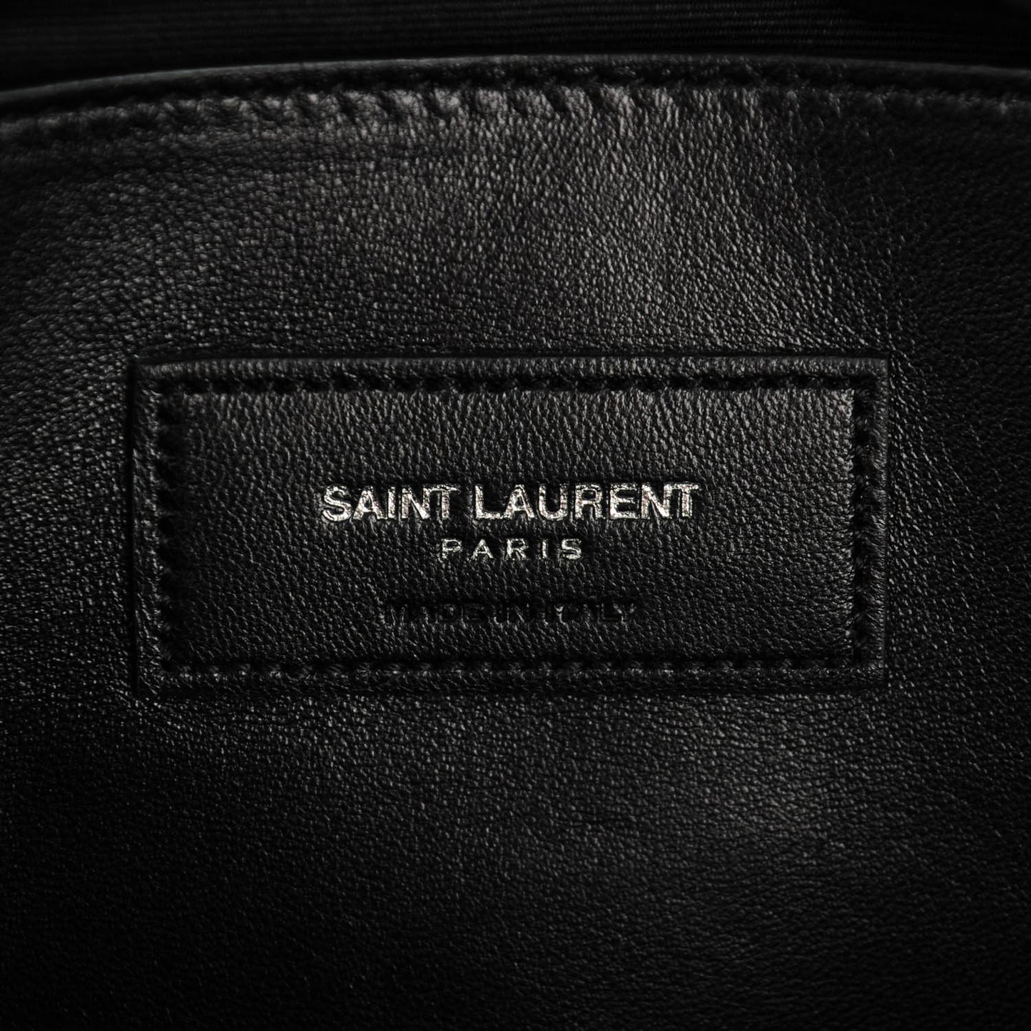Grain De Poudre Medium West Hollywood Monogram Fold-Over Black