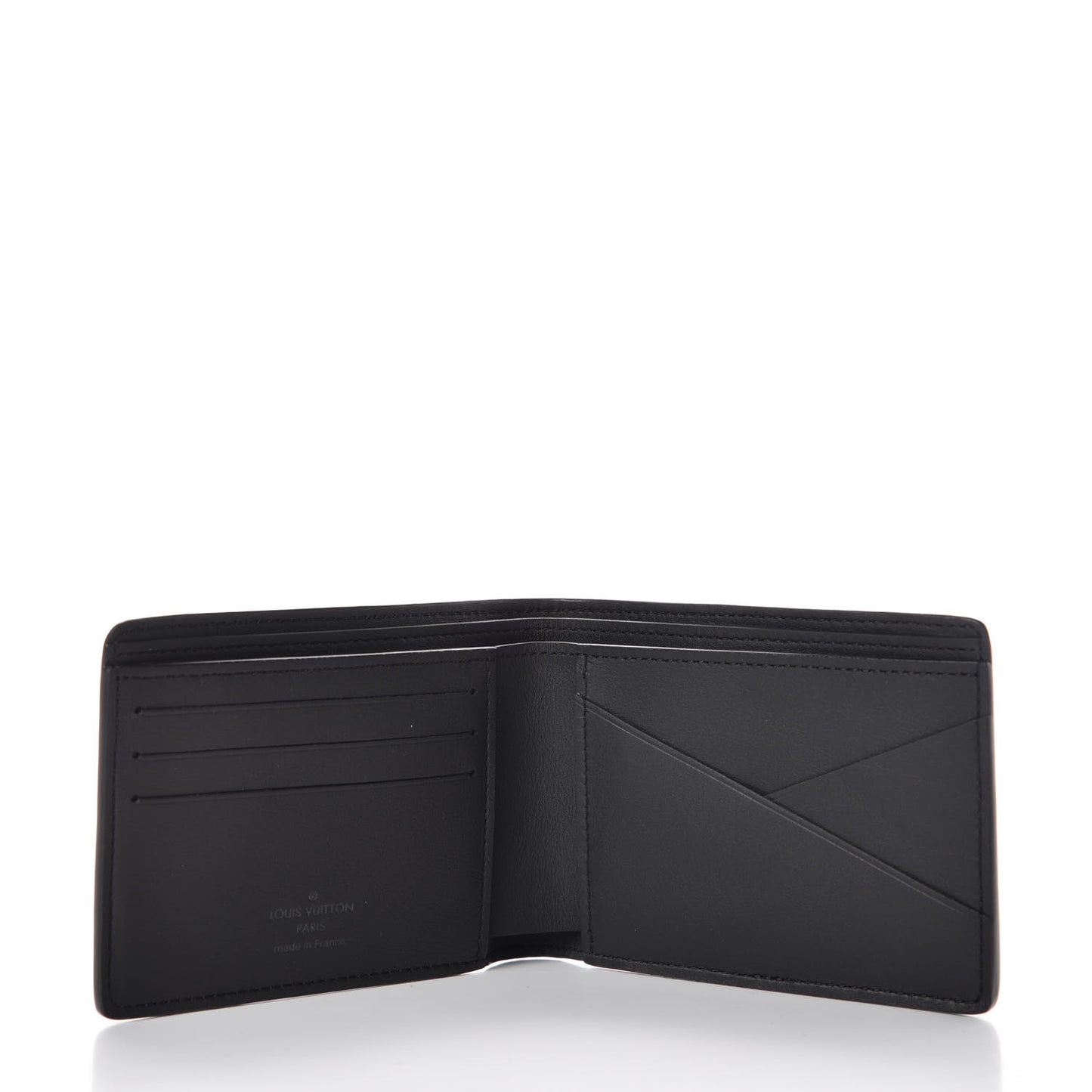 Calfskin Monogram Shadow Multiple Wallet Black