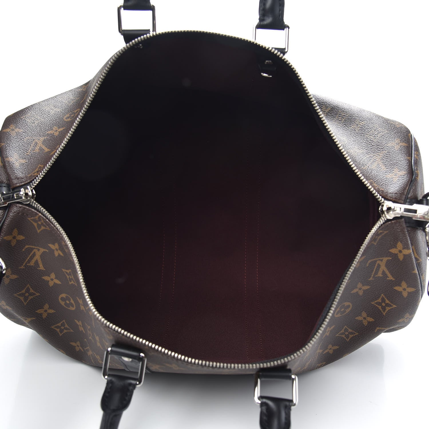 Louis Vuitton Monogram Macassar Keepall Bandouliere 45 4 of 8