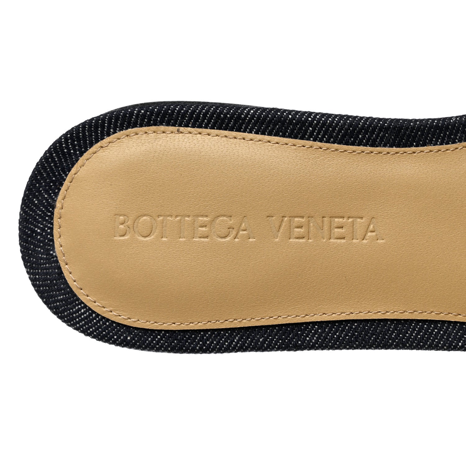 Bottega Veneta Denim Matelasse Padded Flat Sandals 35 Indigo 7 of 8