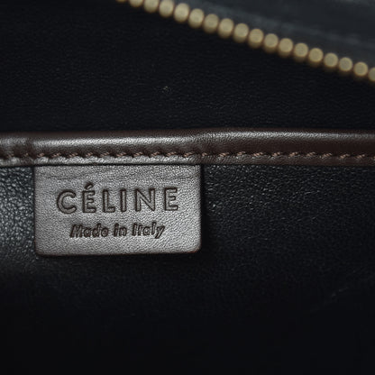 Celine Smooth Calfskin Bullhide Nano Tri-Color Luggage Indigo 7 of 14