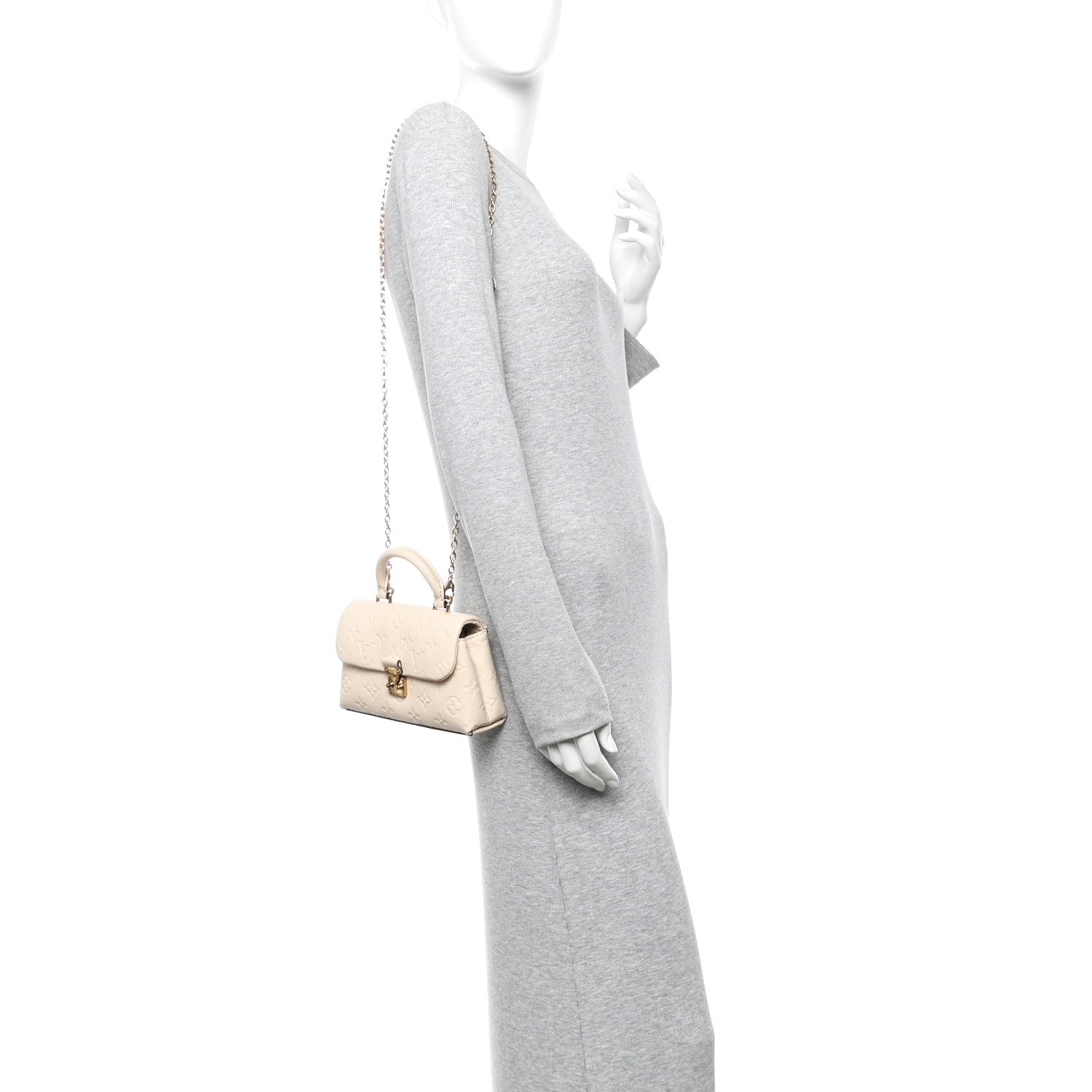 Louis Vuitton Empreinte Monogram Nano Madeleine Creme 2 of 10