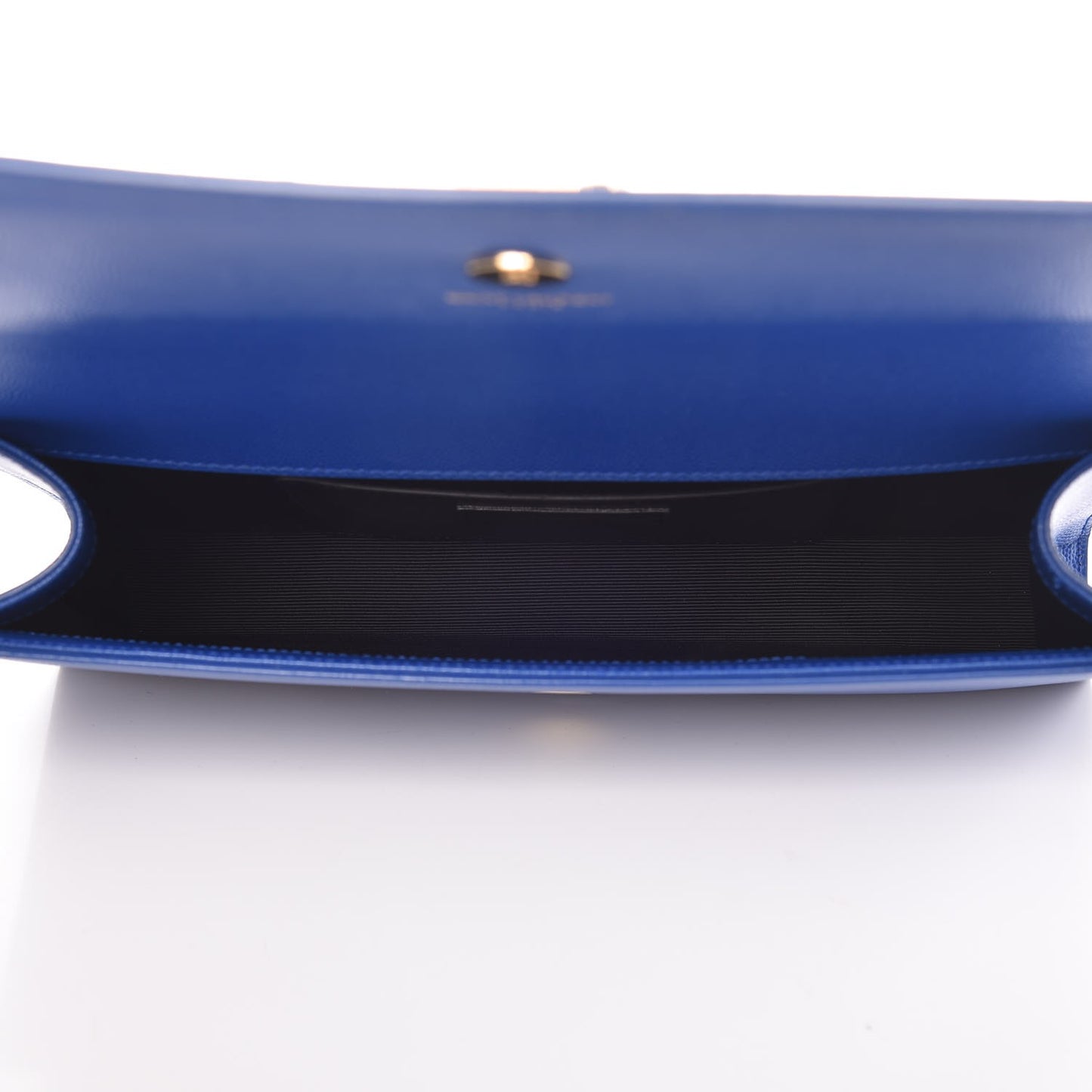 Grain De Poudre Classic Monogram Cassandre Clutch Royal Blue