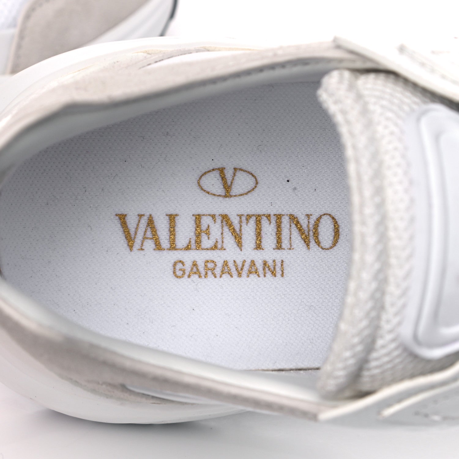 Valentino Garavani Calfskin Split Shegoes Sneakers 39.5 White 7 of 7