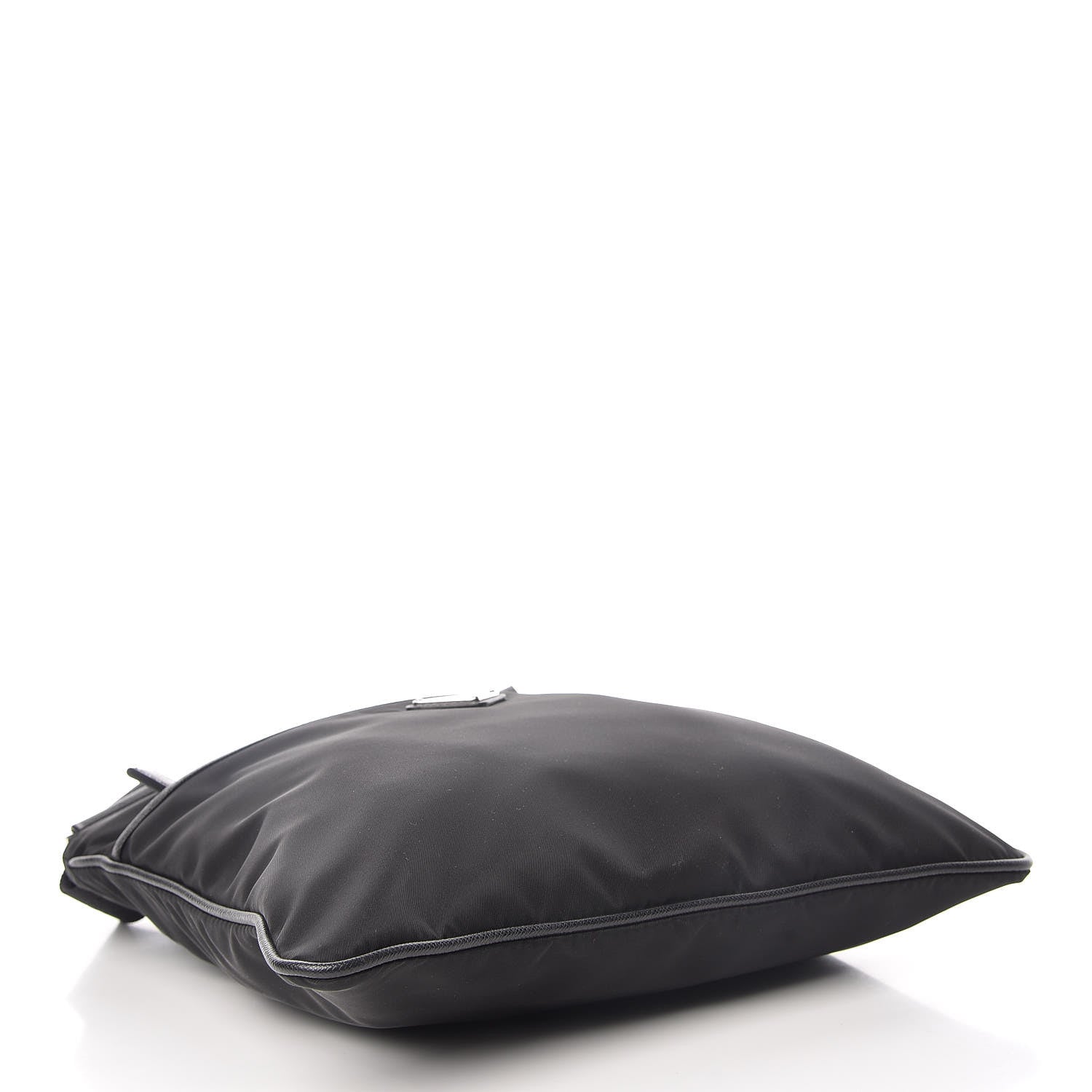 Prada Nylon Saffiano Flat Messenger Bag Black 4 of 9