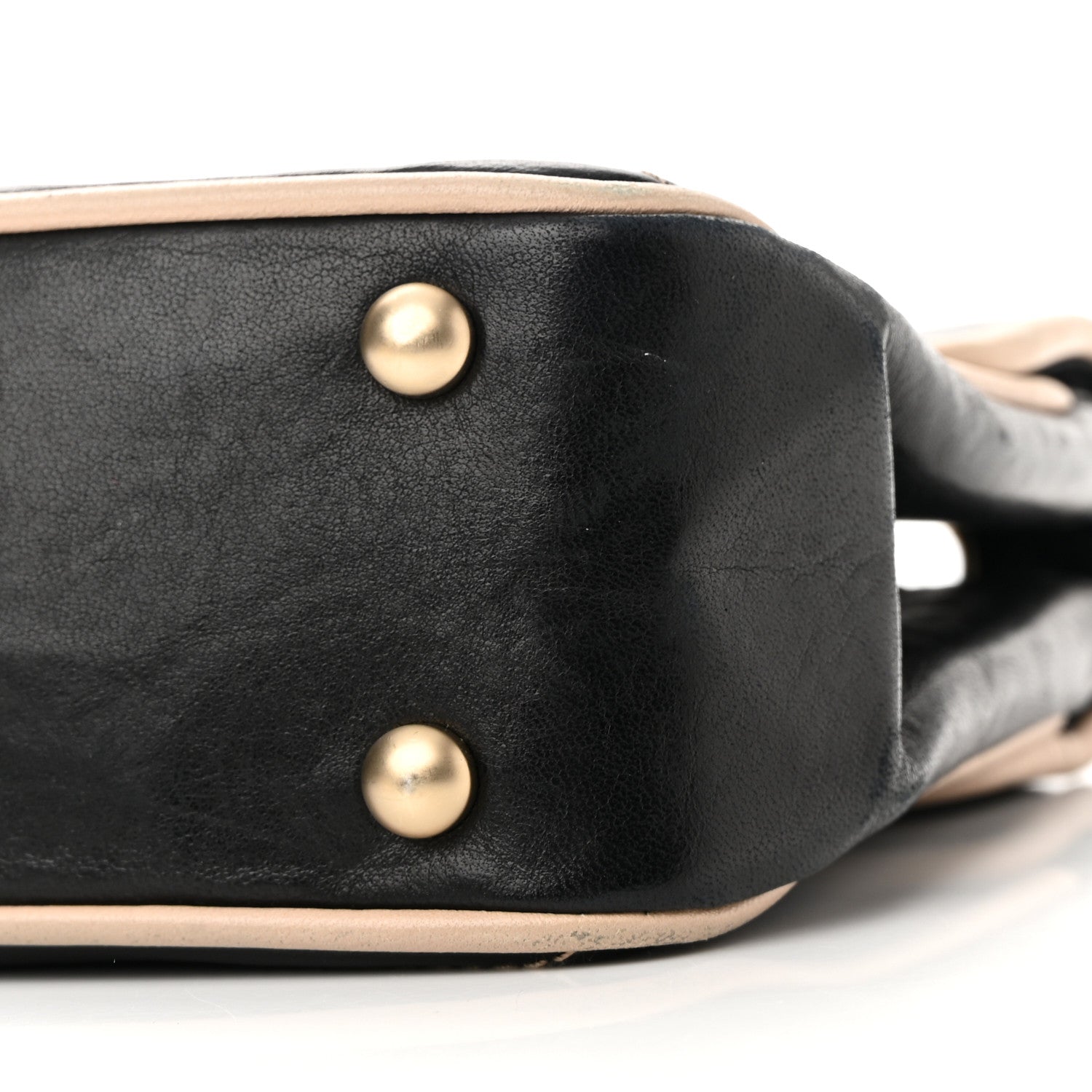 Chanel Lambskin Quilted Single Flap Bag Black Beige 10 of 12